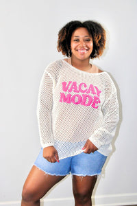 VACAY MODE Knit Top