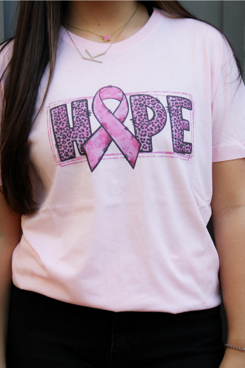 Breast Cancer "Hope" Graphic Tee